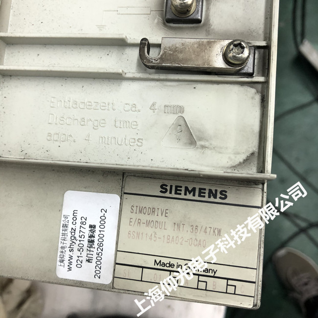 西門子伺服電源模塊維修 6SN1145-1BA02-0CA0無電源故障修理案件