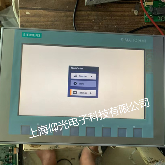 西門子觸摸屏KTP1200黑屏維修多少錢