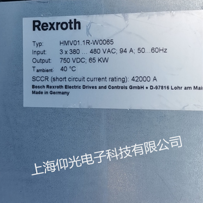 力士樂伺服電源維修HMV01.1R-W0065報(bào)F8069講解
