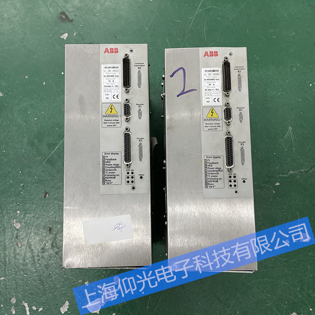 ABB伺服驅動器維修IMCAM15B0000過載無輸出修理快