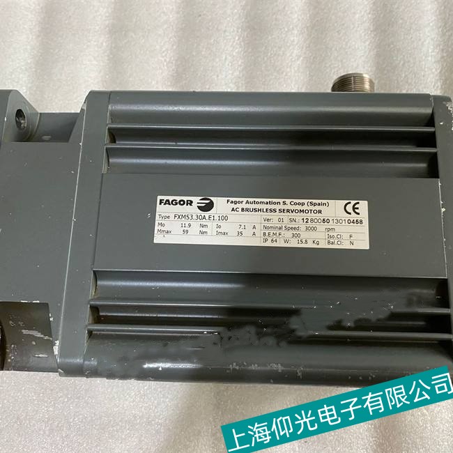 肇慶FAGOR發(fā)格伺服電機輸出脈沖不運行故障維修