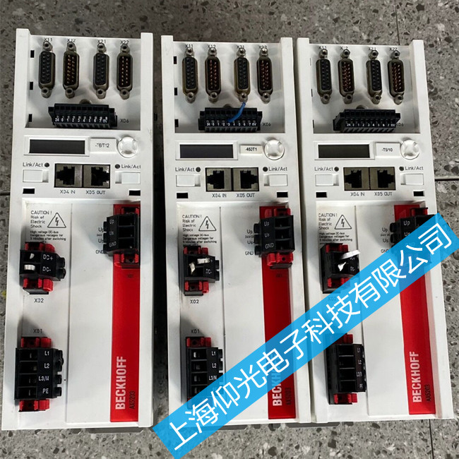 倍福伺服驅(qū)動器維修AX8525-0220-0000報警顯示故障F60E維修