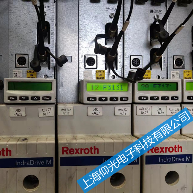 Rexroth力士樂伺服驅動器DKC開機報警顯示F2814故障維修
