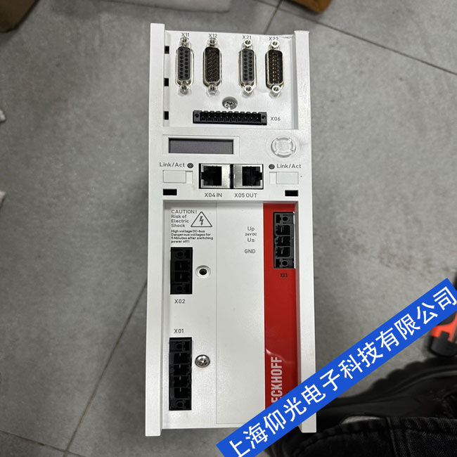 倍福(BECKHOFF)伺服驅(qū)動器上電報警故障代碼FD04維修